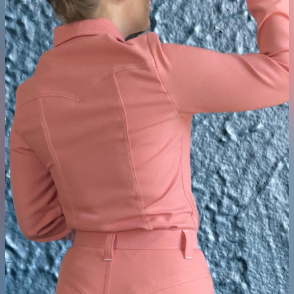 Pink vintage western suit.